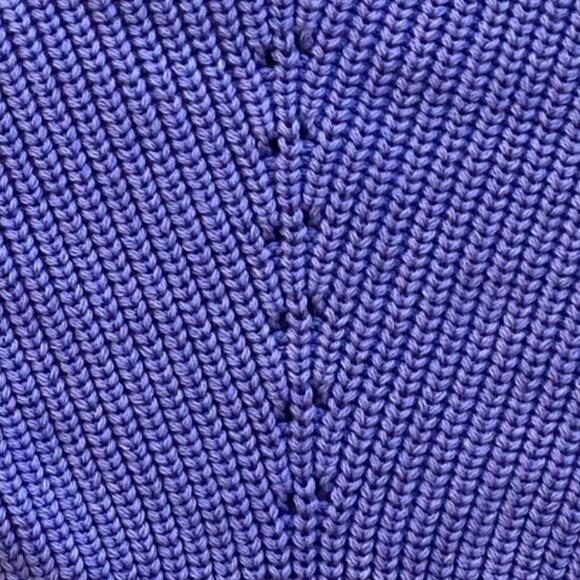 Marine Layer Ezra Chunky Shaker Knit Sweater Periwinkle Beach Slouchy Coastal-XS - Picture 5 of 13